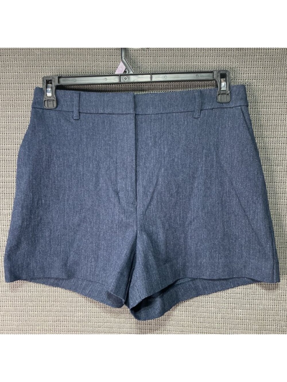 Express Editor Super High Rise Blue Women's Shorts Size 10 Tailored